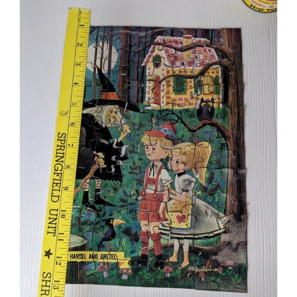 Vintage H-G Toys Hansel & Gretel 10x14” Storyland Puzzle 96 Piece - Picture 12 of 16
